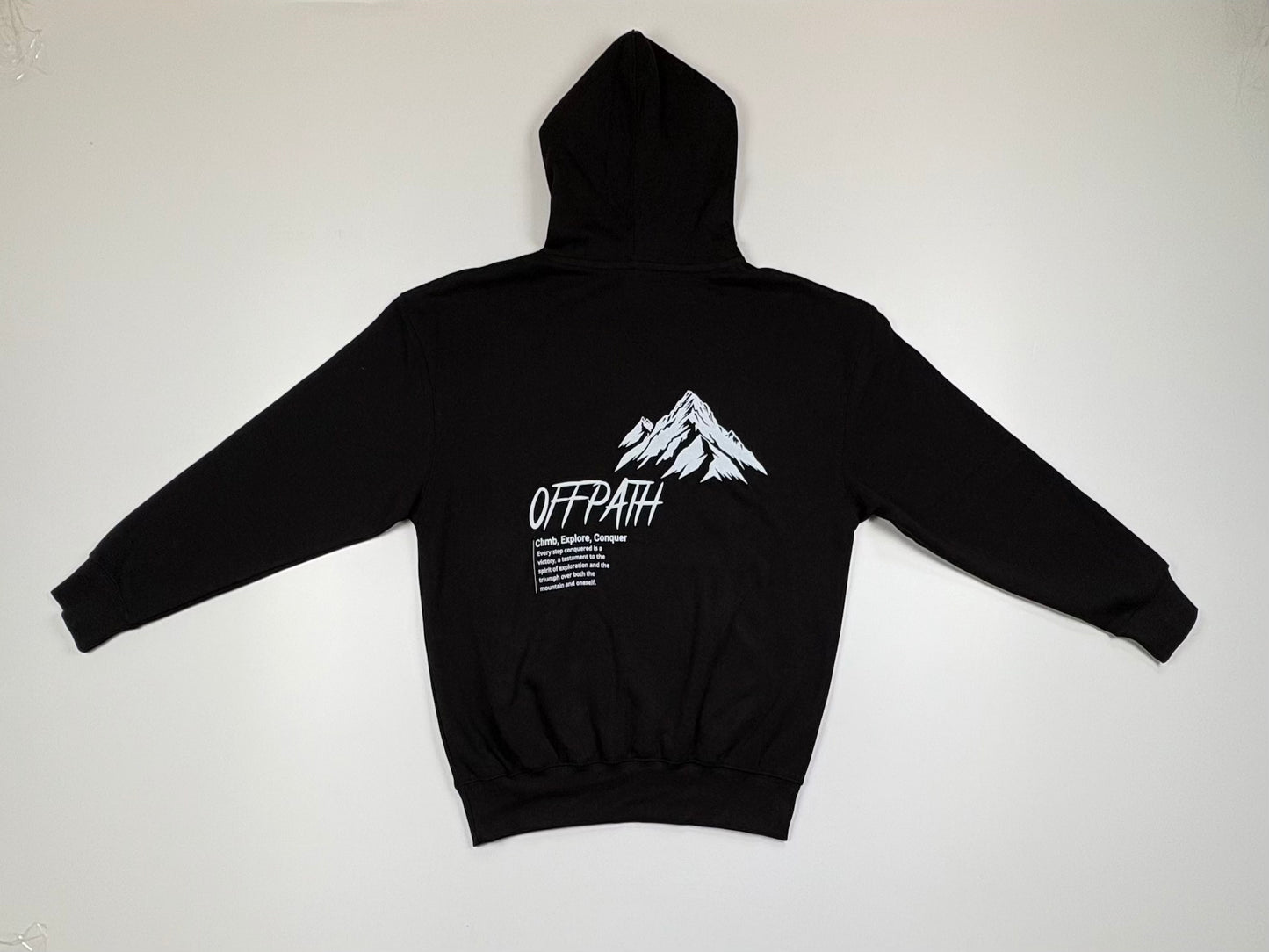 Pre-Order Black / White Oversized Hoodie