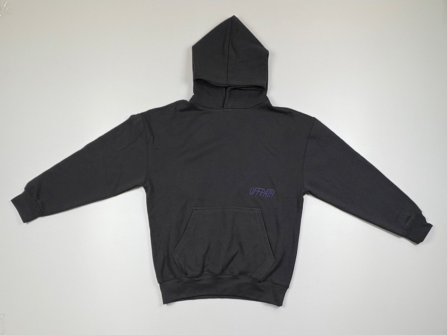 Pre-Order Charcoal / Purple Oversized Hoodie