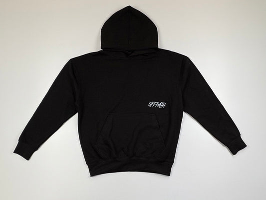 Pre-Order Black / White Oversized Hoodie